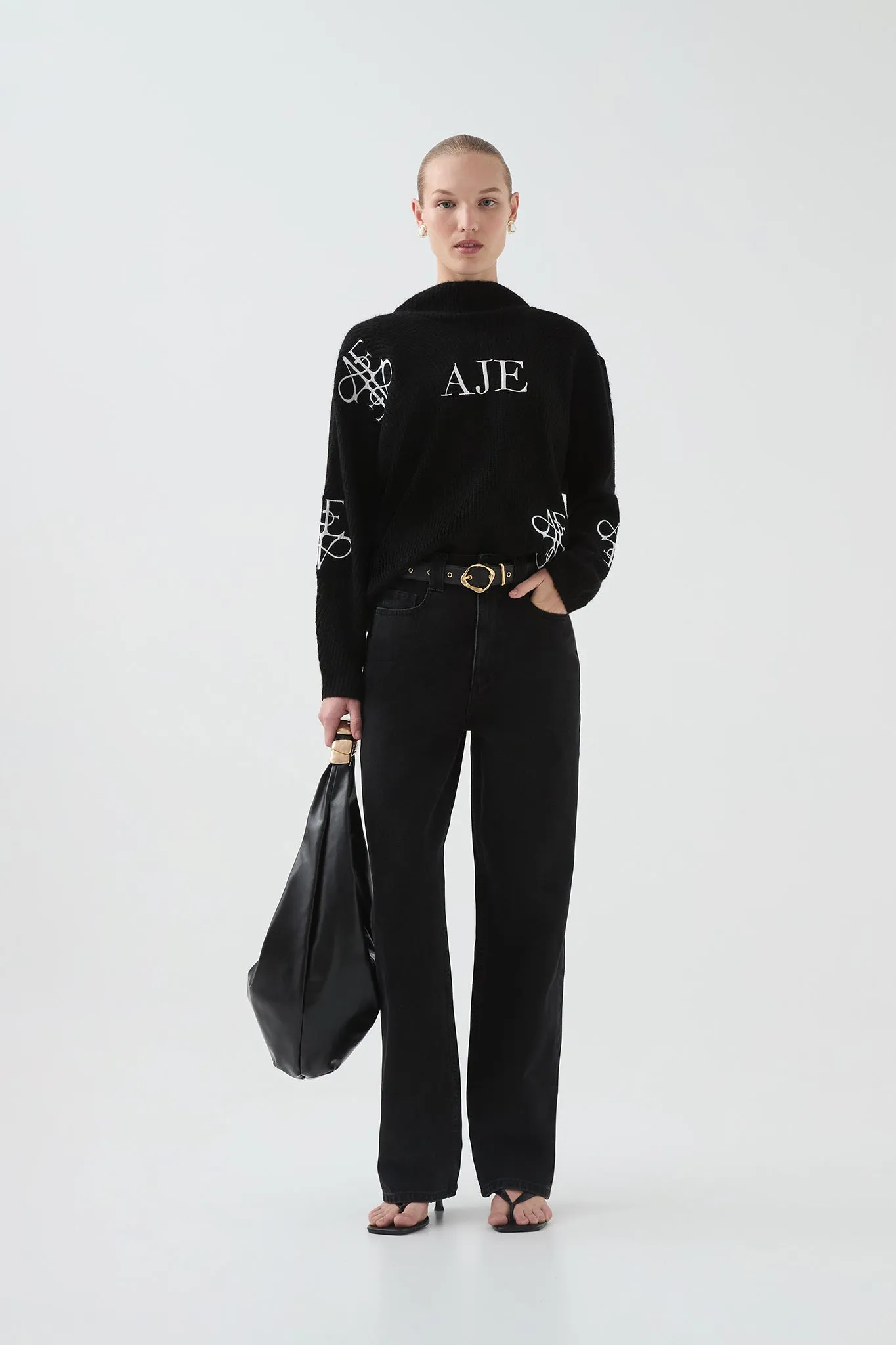 Nola Logo Knit Jumper
