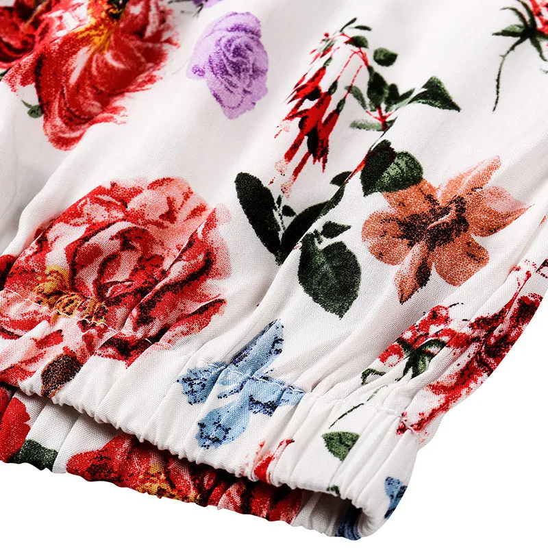 Off Shoulder Lace Flower Blouse