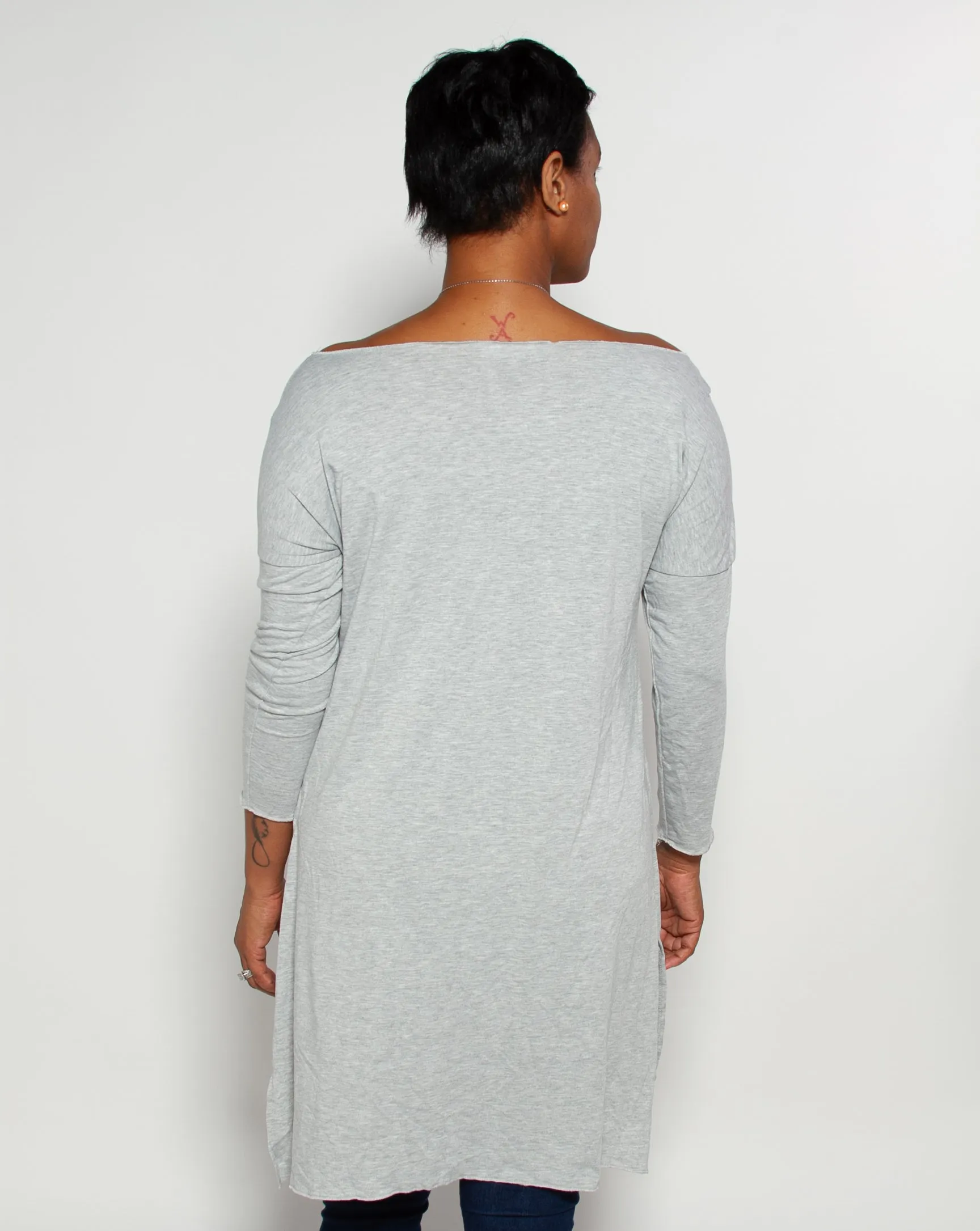 Off The Shoulder Hem Top