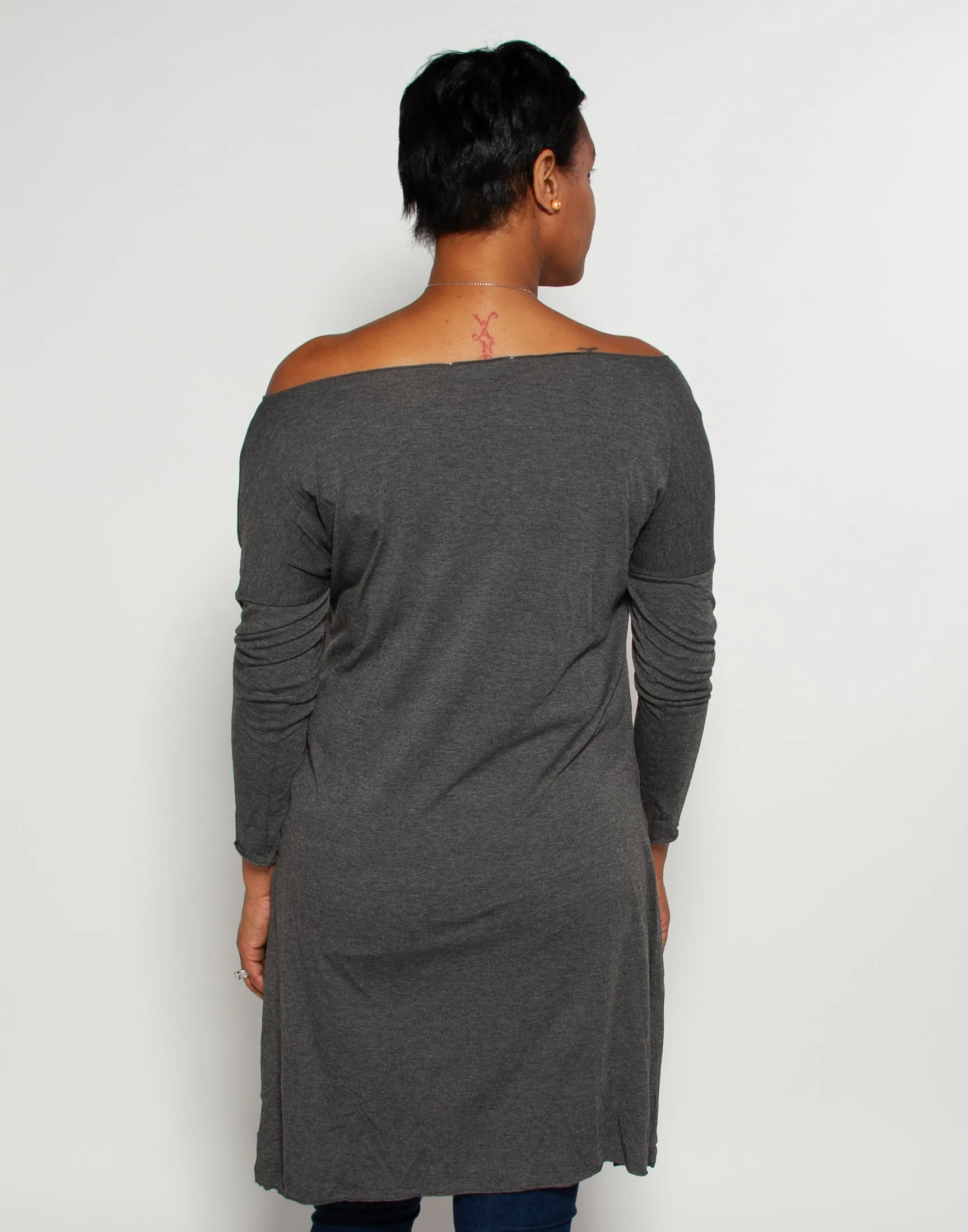 Off The Shoulder Hem Top