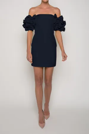 Olivia Silk Faille Mini Dress