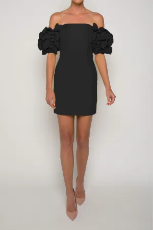 Olivia Silk Faille Mini Dress