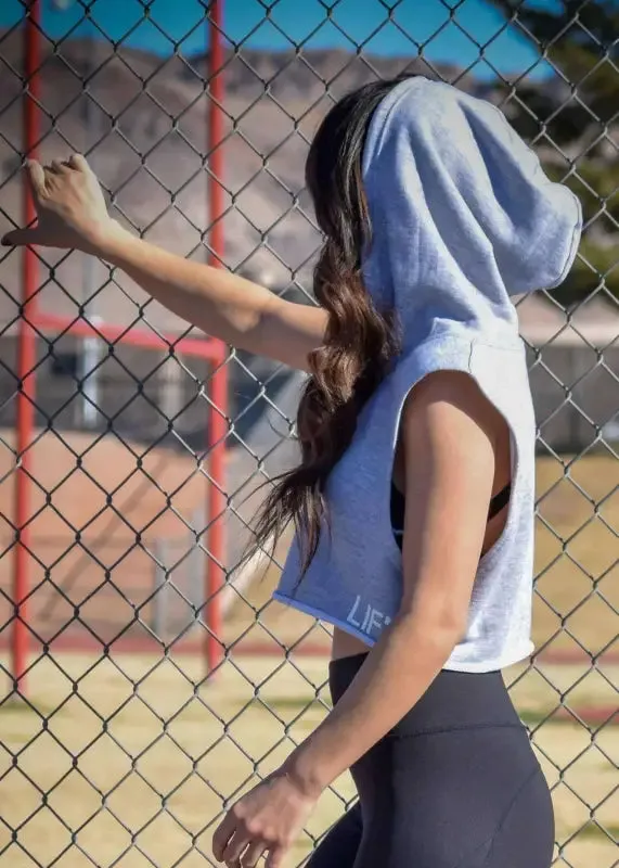Origin Sleeveless Hoodie Crop - Stylish and Comfortable Wardrobe Essential