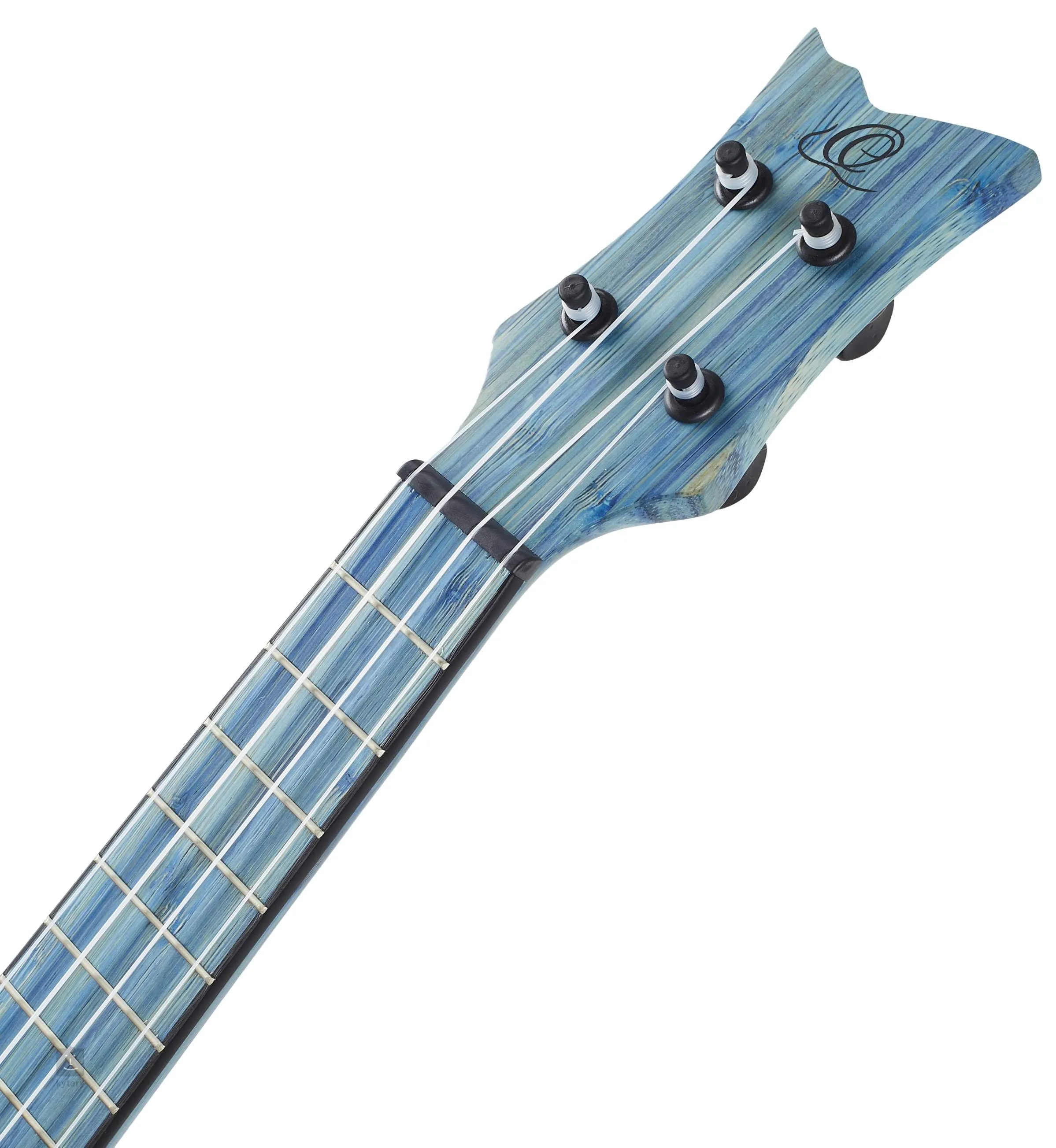 Ortega Bamboo Series Concert Ukulele  - Stone Washed Blue