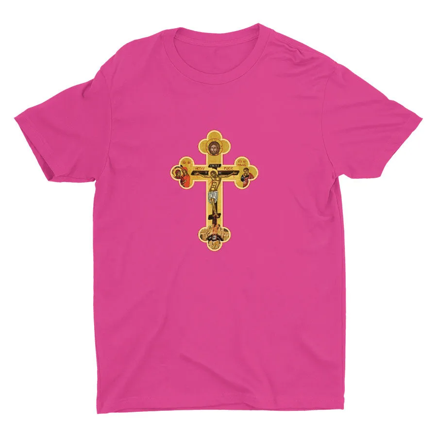Orthodox Cross Icon Cotton Tee