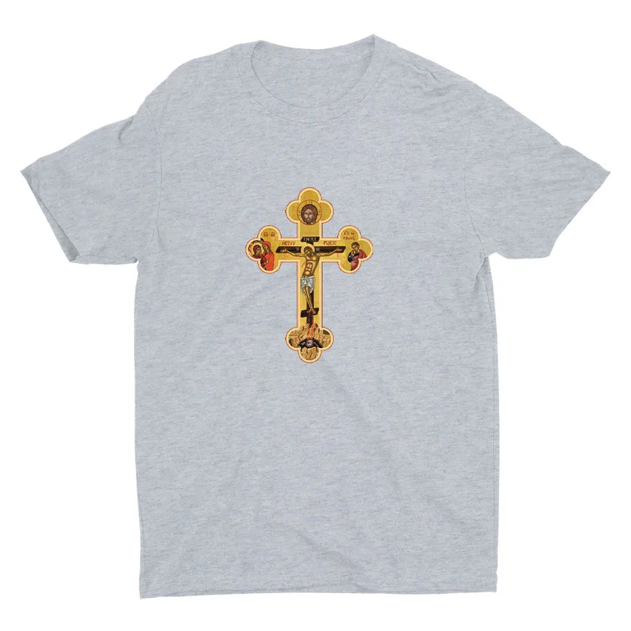 Orthodox Cross Icon Cotton Tee
