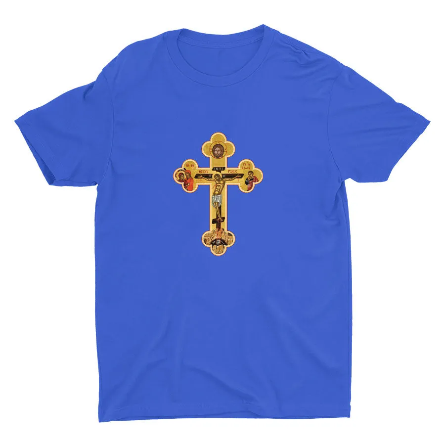 Orthodox Cross Icon Cotton Tee