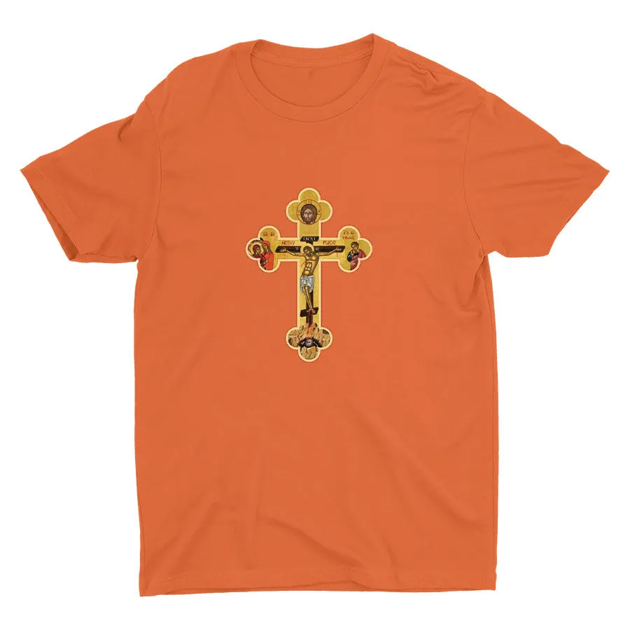 Orthodox Cross Icon Cotton Tee