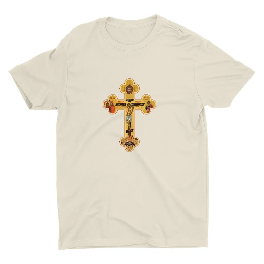 Orthodox Cross Icon Cotton Tee