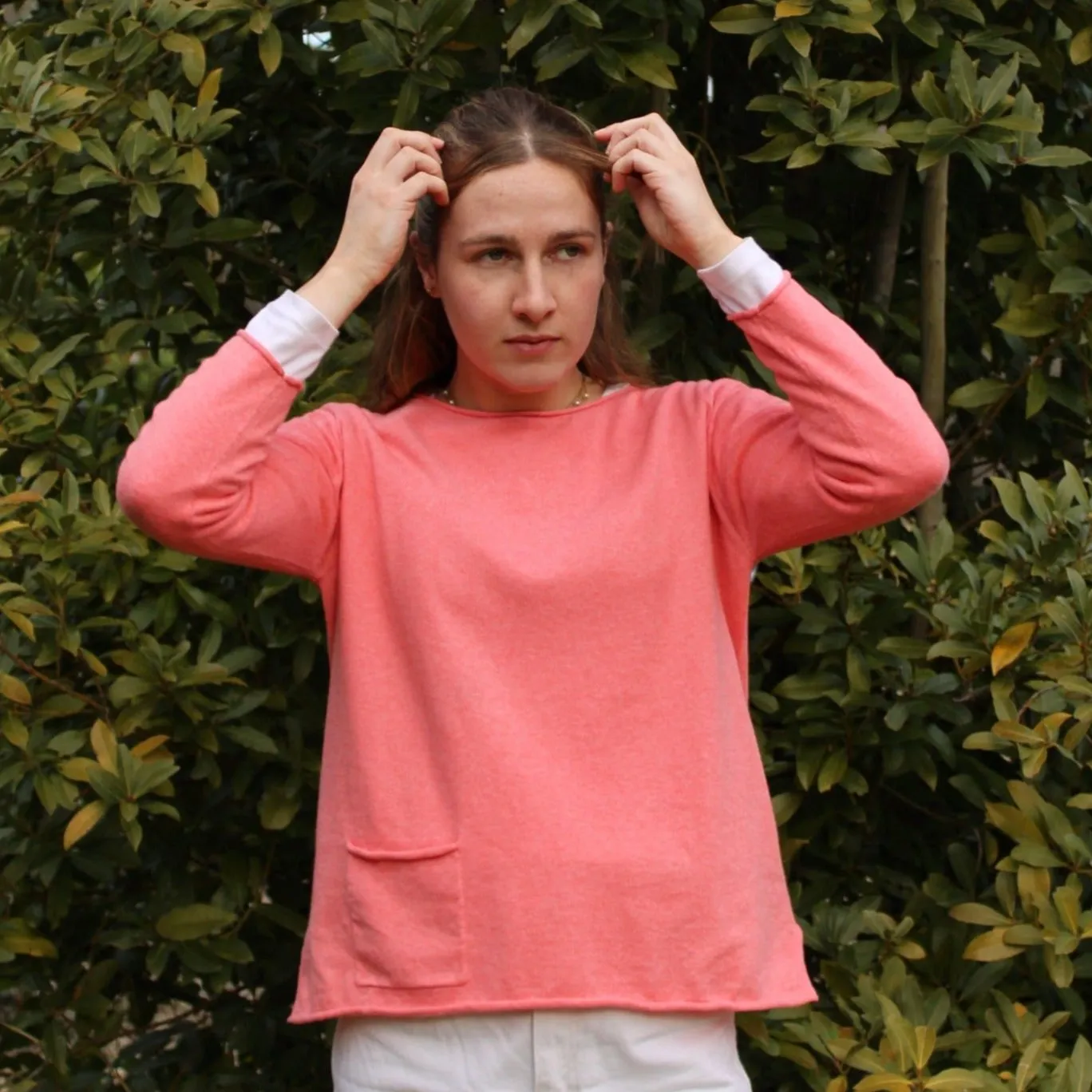 Ozon Sweater - Light Red