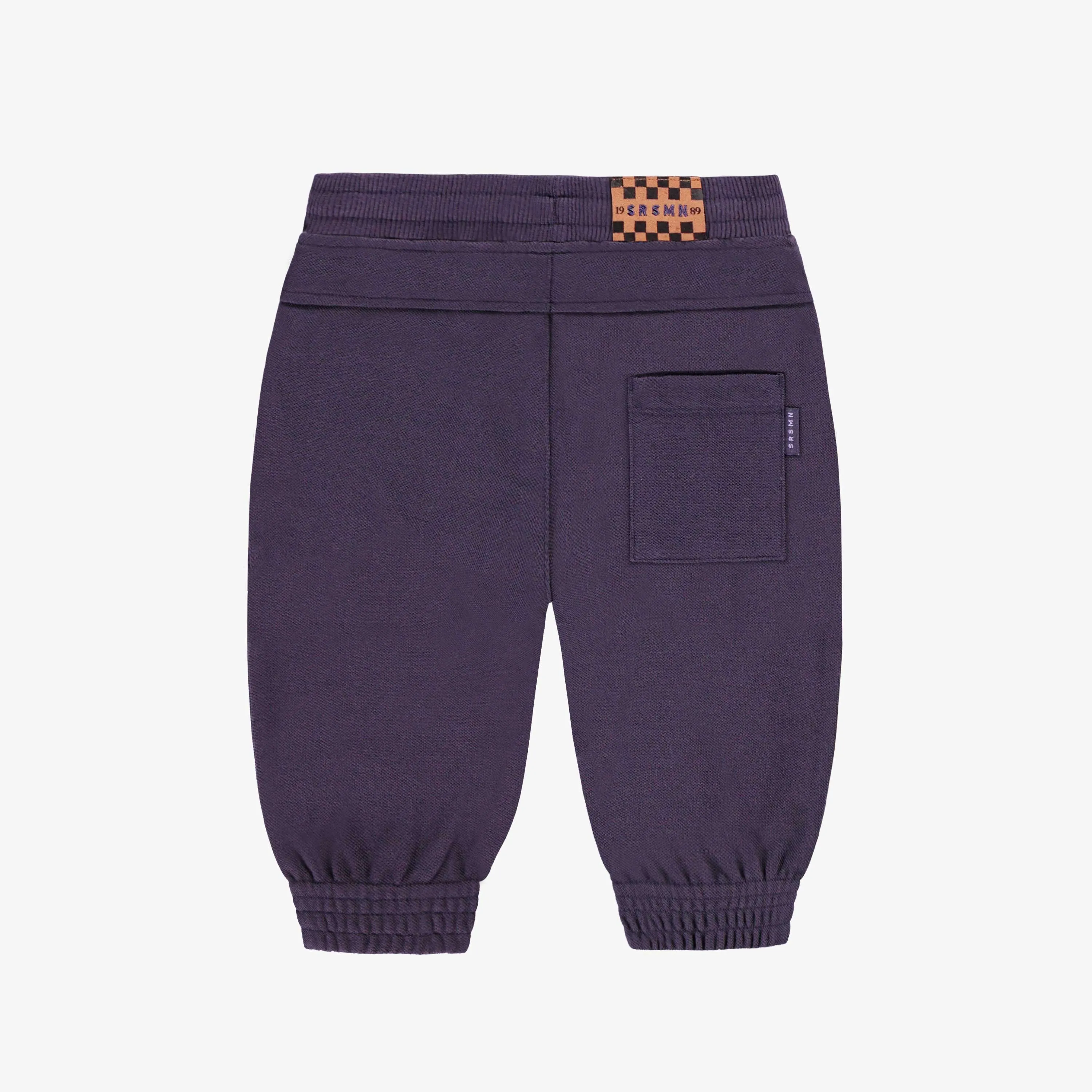 Pantalon prune en piqué, bébé || Plum pants in piqué, baby