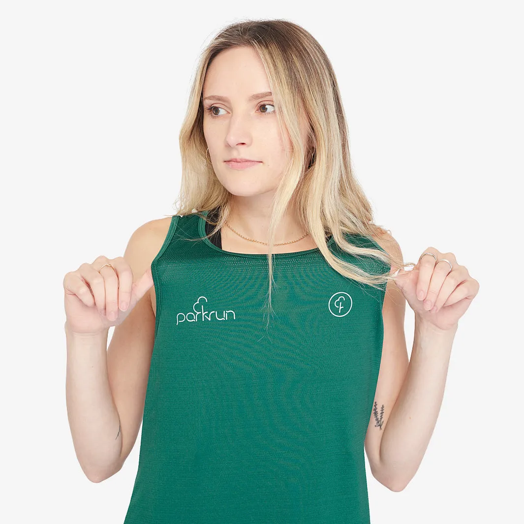 parkrun Milestone Women's Vest 250 - Green
