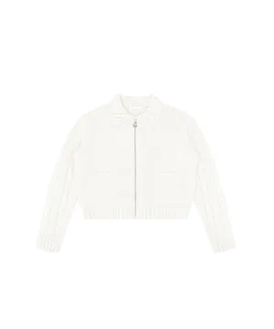 PIV'VEE Alpaca Knit Jumper - Cloud White