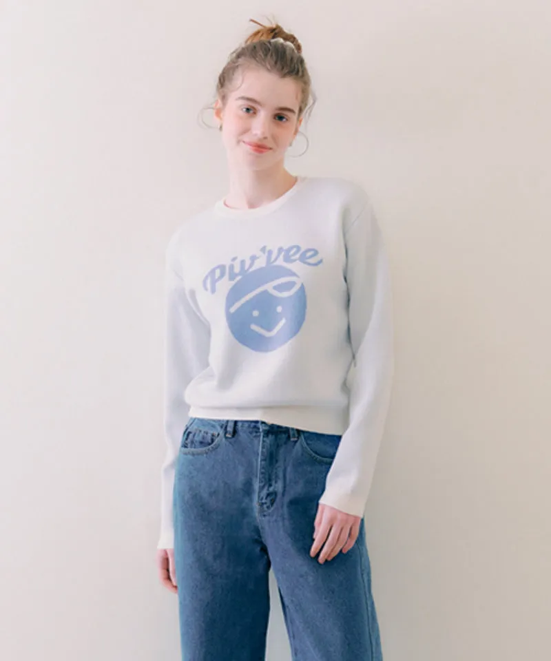 PIV'VEE Calivee Pullover - Cloud White