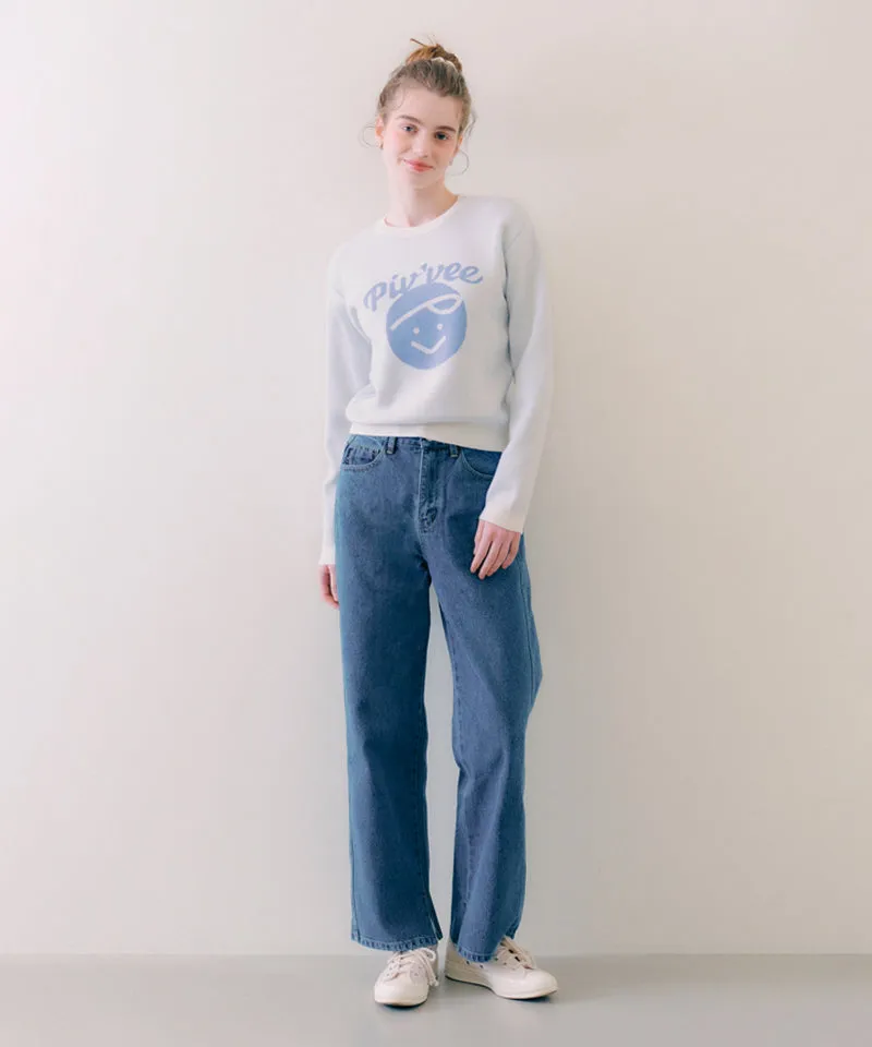 PIV'VEE Calivee Pullover - Cloud White