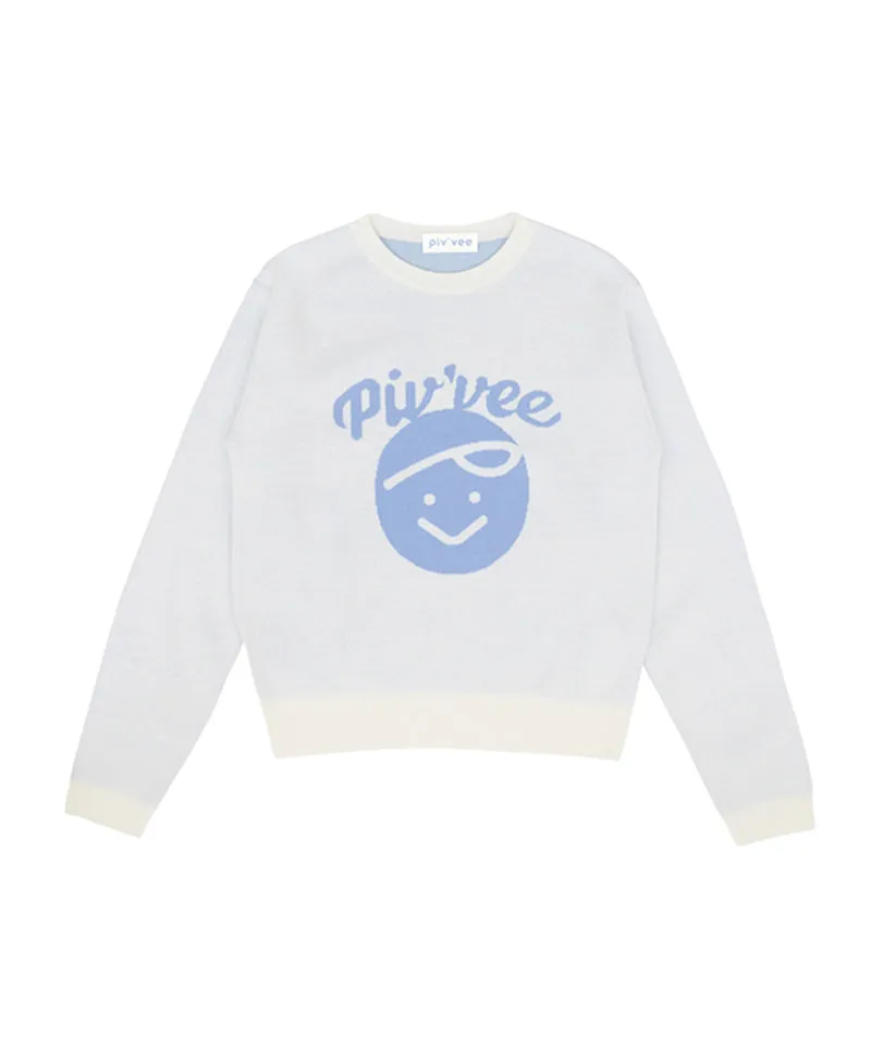 PIV'VEE Calivee Pullover - Cloud White