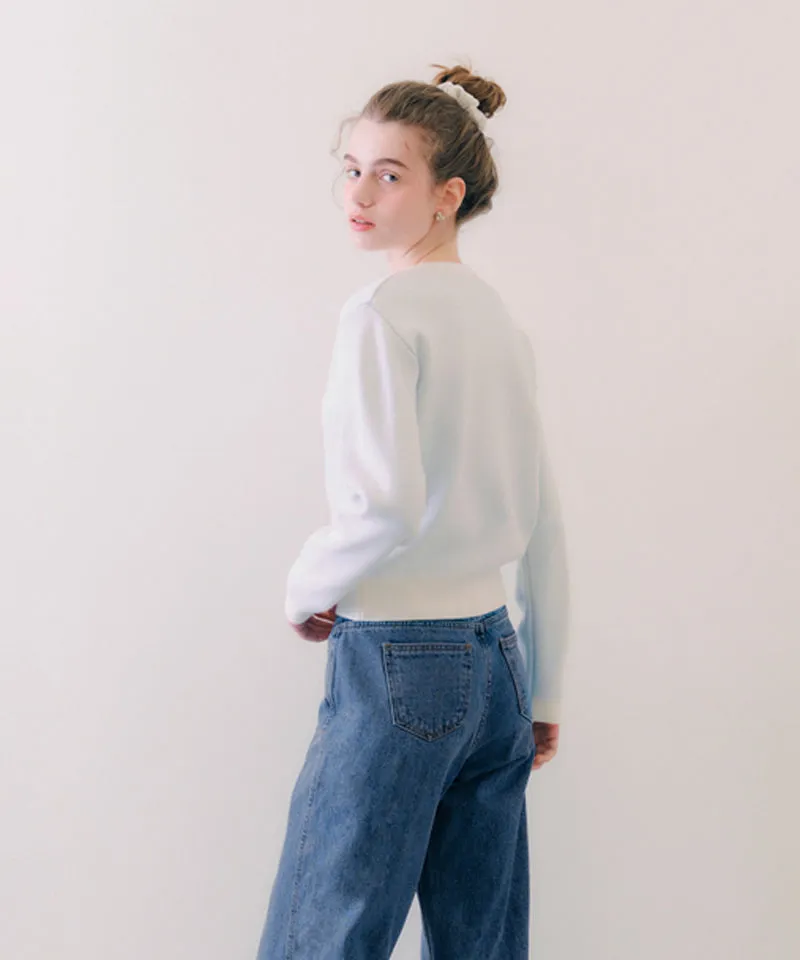 PIV'VEE Calivee Pullover - Cloud White