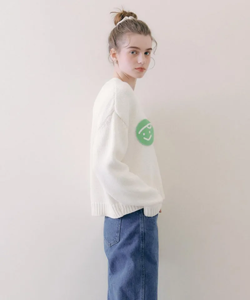 PIV'VEE Cotton Cardigan - Cloud White