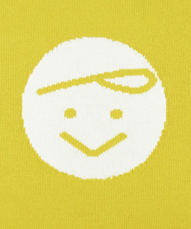 PIV'VEE Detachable Collar Knit - Lemon Yellow