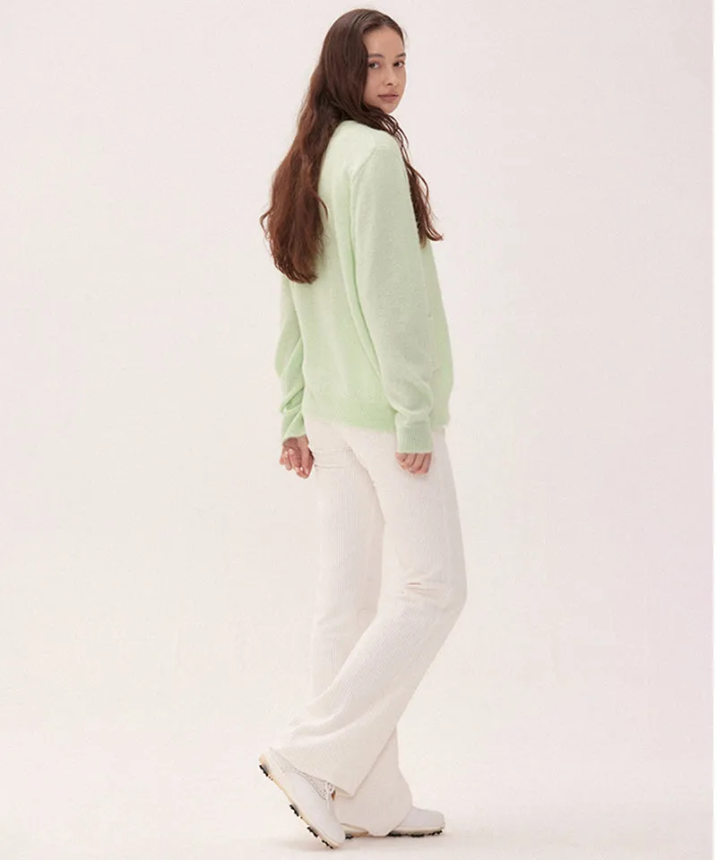 PIV'VEE Mohair Cardigan - Pistachio Mint