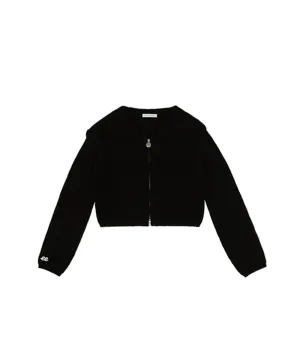 PIV'VEE Sailor Zip Cardigan - Black