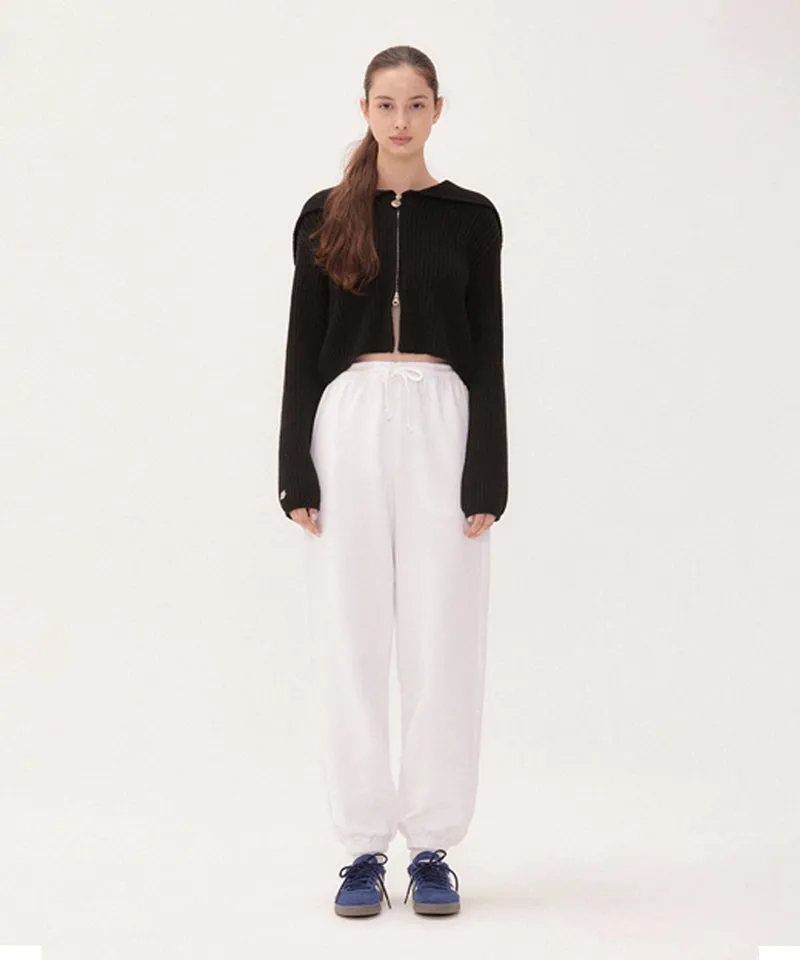 PIV'VEE Sailor Zip Cardigan - Black