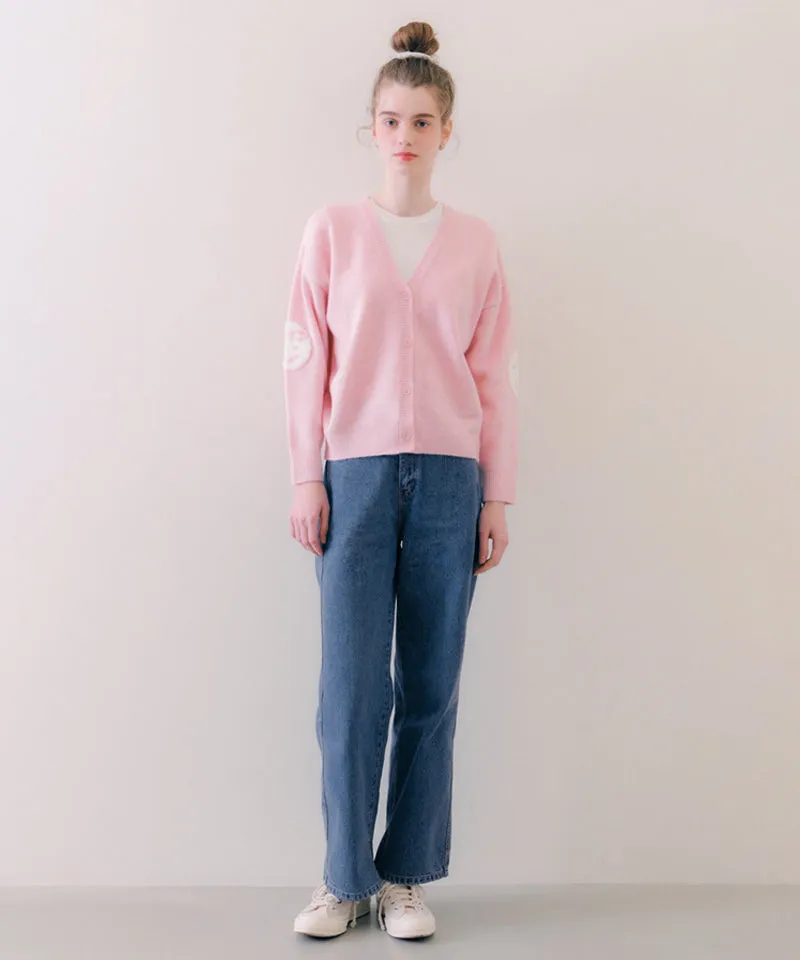PIV'VEE Twins Cardigan - Bubble Pink