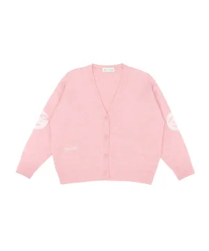 PIV'VEE Twins Cardigan - Bubble Pink
