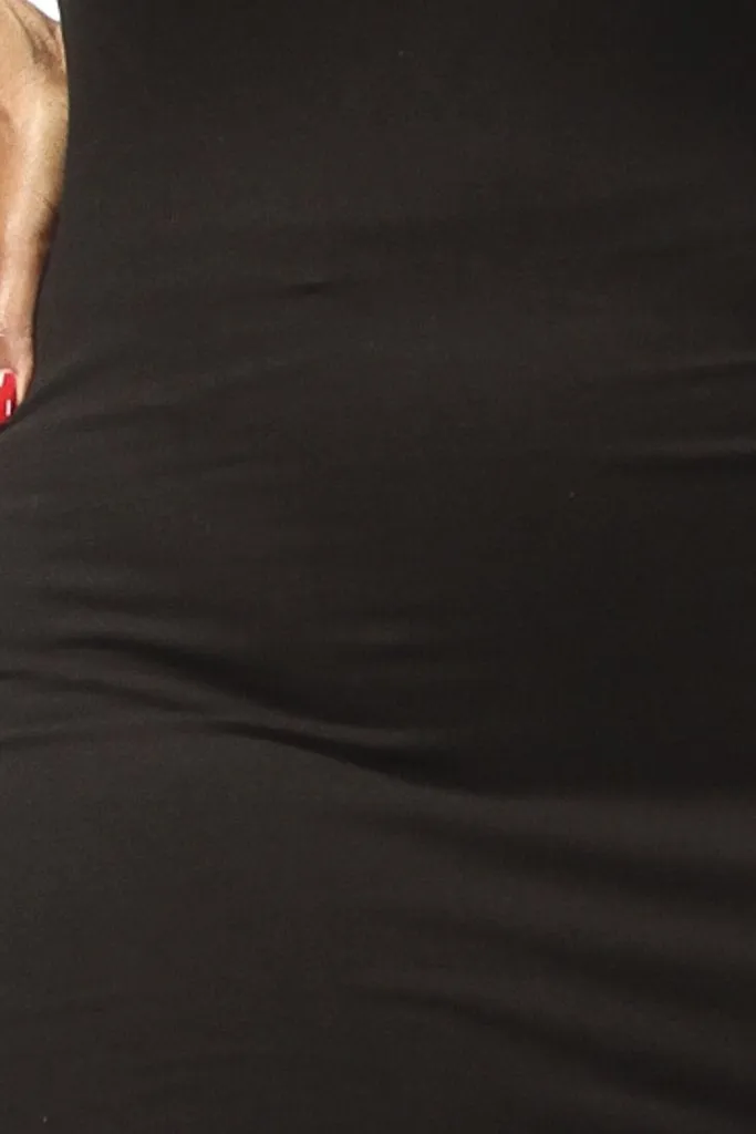 Plus Size Solid Off The Shoulder Midi Dress