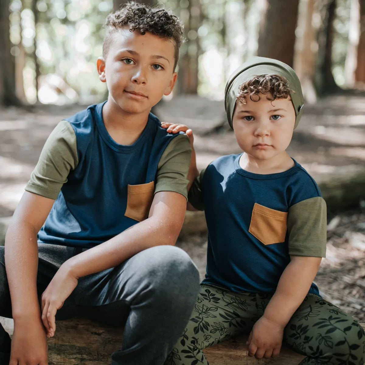 POCKET SLIM-FIT T-SHIRT Toadstool 6-12M