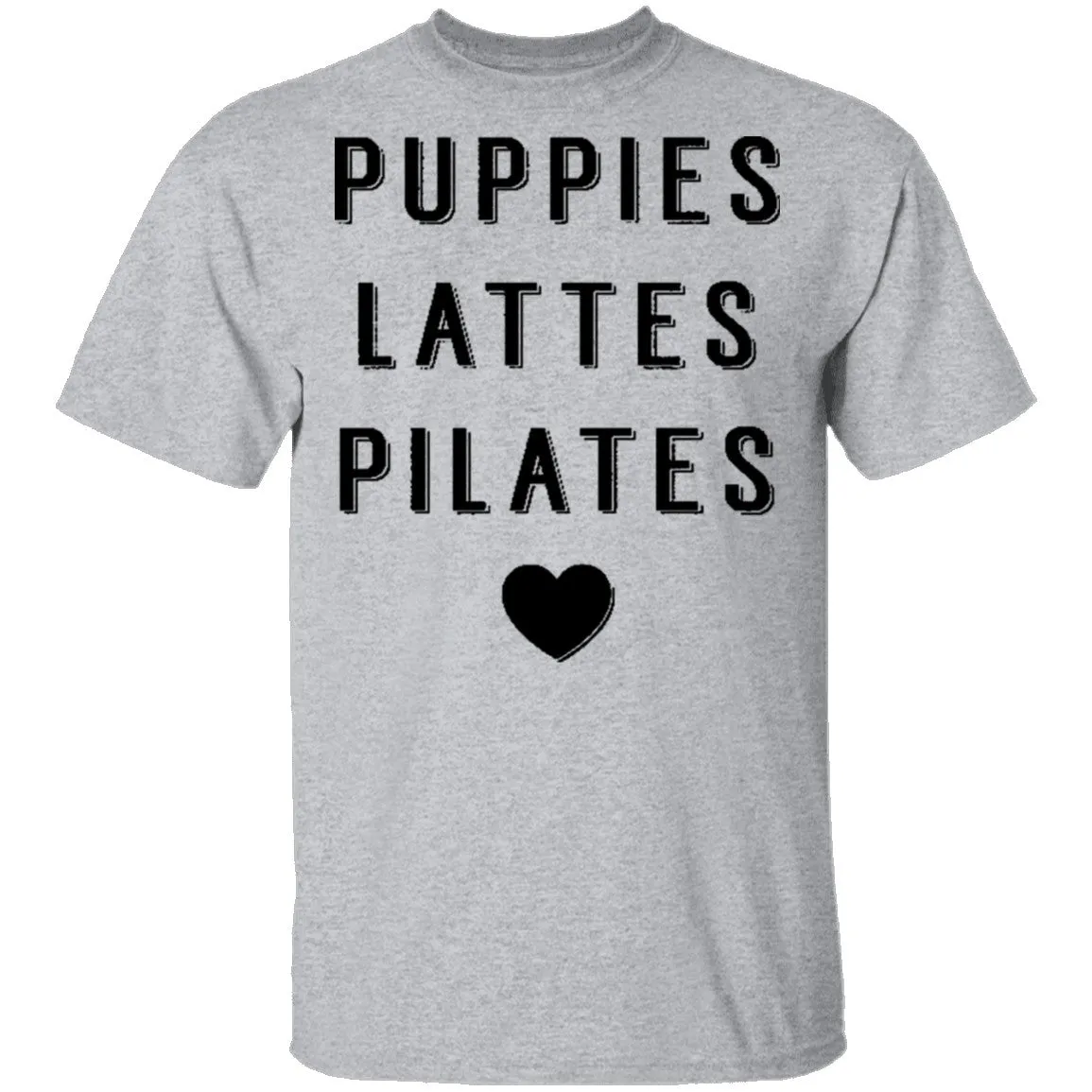 Puppies Lattes Pilates T-Shirt