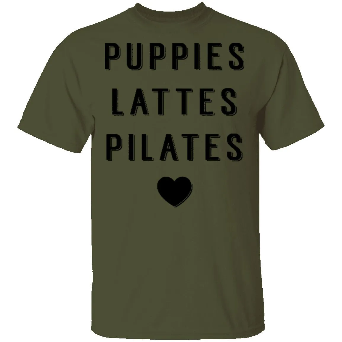 Puppies Lattes Pilates T-Shirt