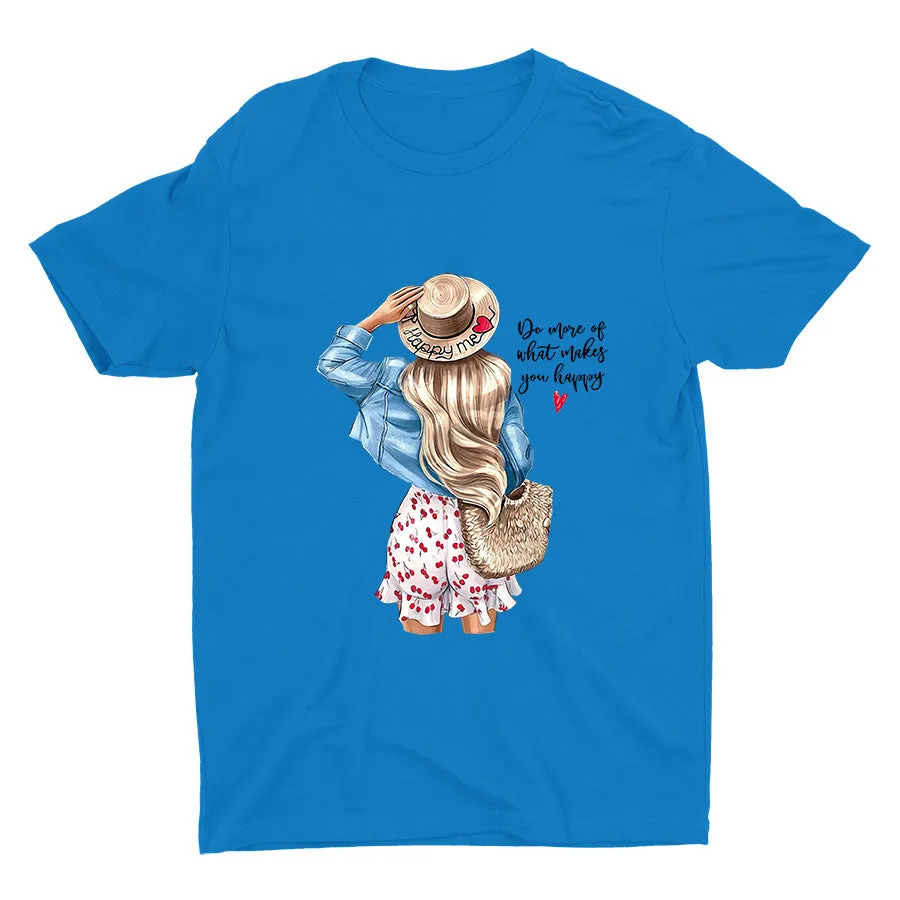 "Do More Of What Makes You Happy" Cotton Tee