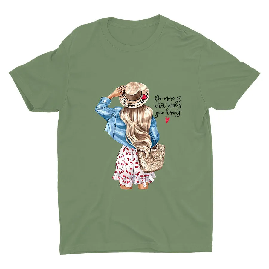"Do More Of What Makes You Happy" Cotton Tee