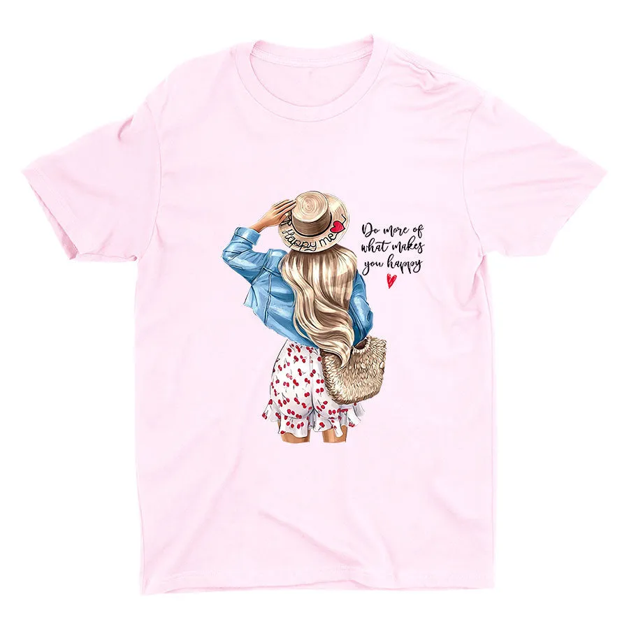 "Do More Of What Makes You Happy" Cotton Tee