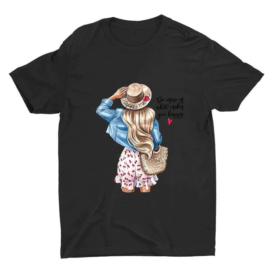 "Do More Of What Makes You Happy" Cotton Tee