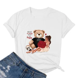 "There are So Many Reasons for Be Happy" Cotton Tee