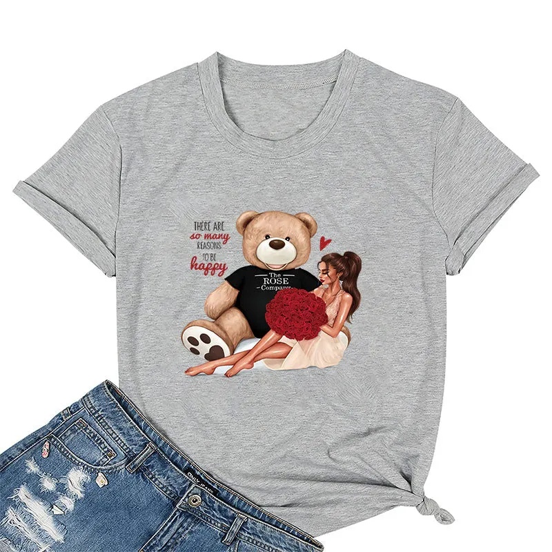 "There are So Many Reasons for Be Happy" Cotton Tee