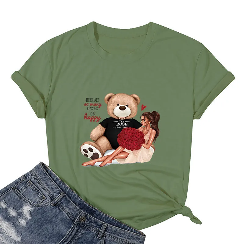 "There are So Many Reasons for Be Happy" Cotton Tee