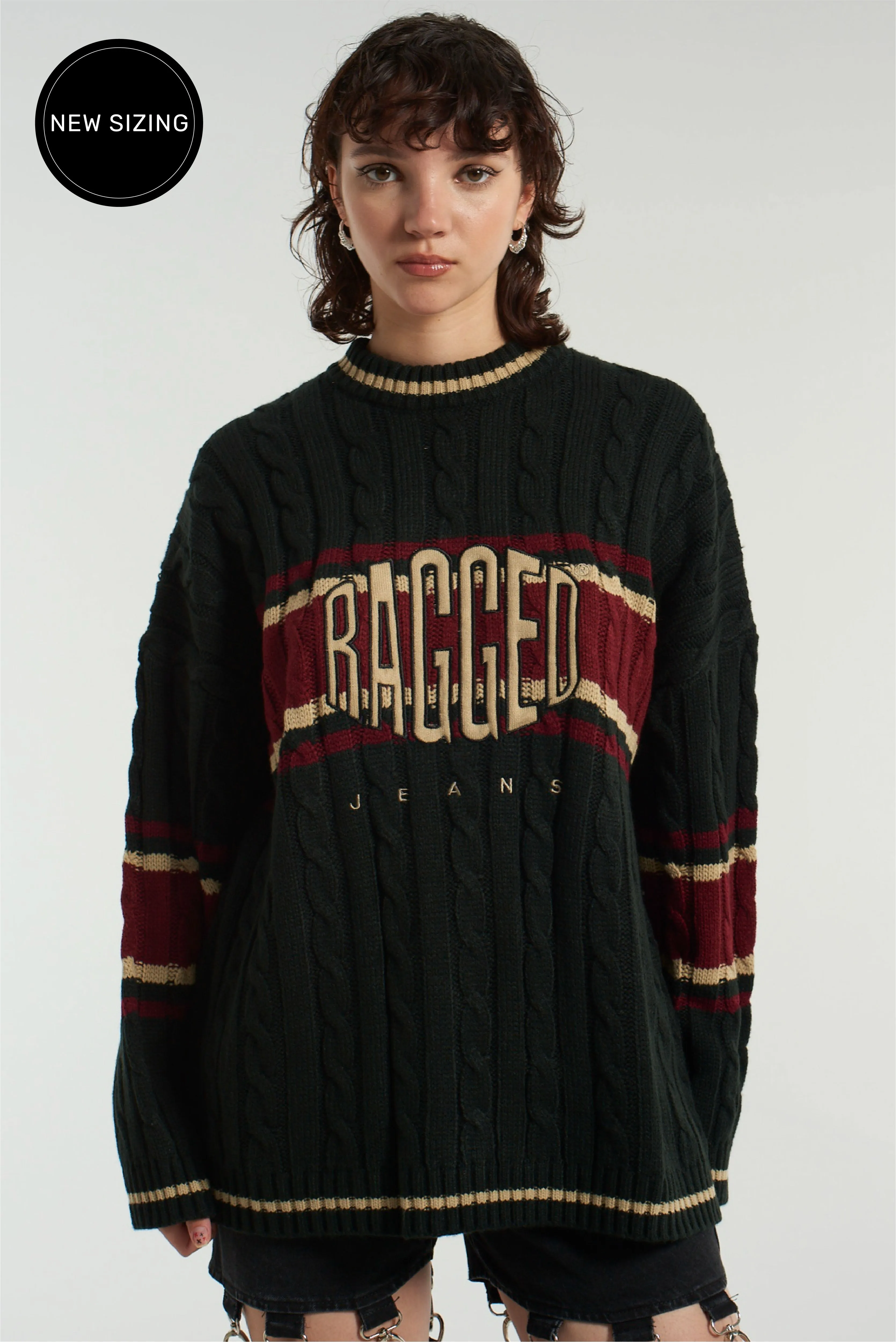Ragged Varsity Knit