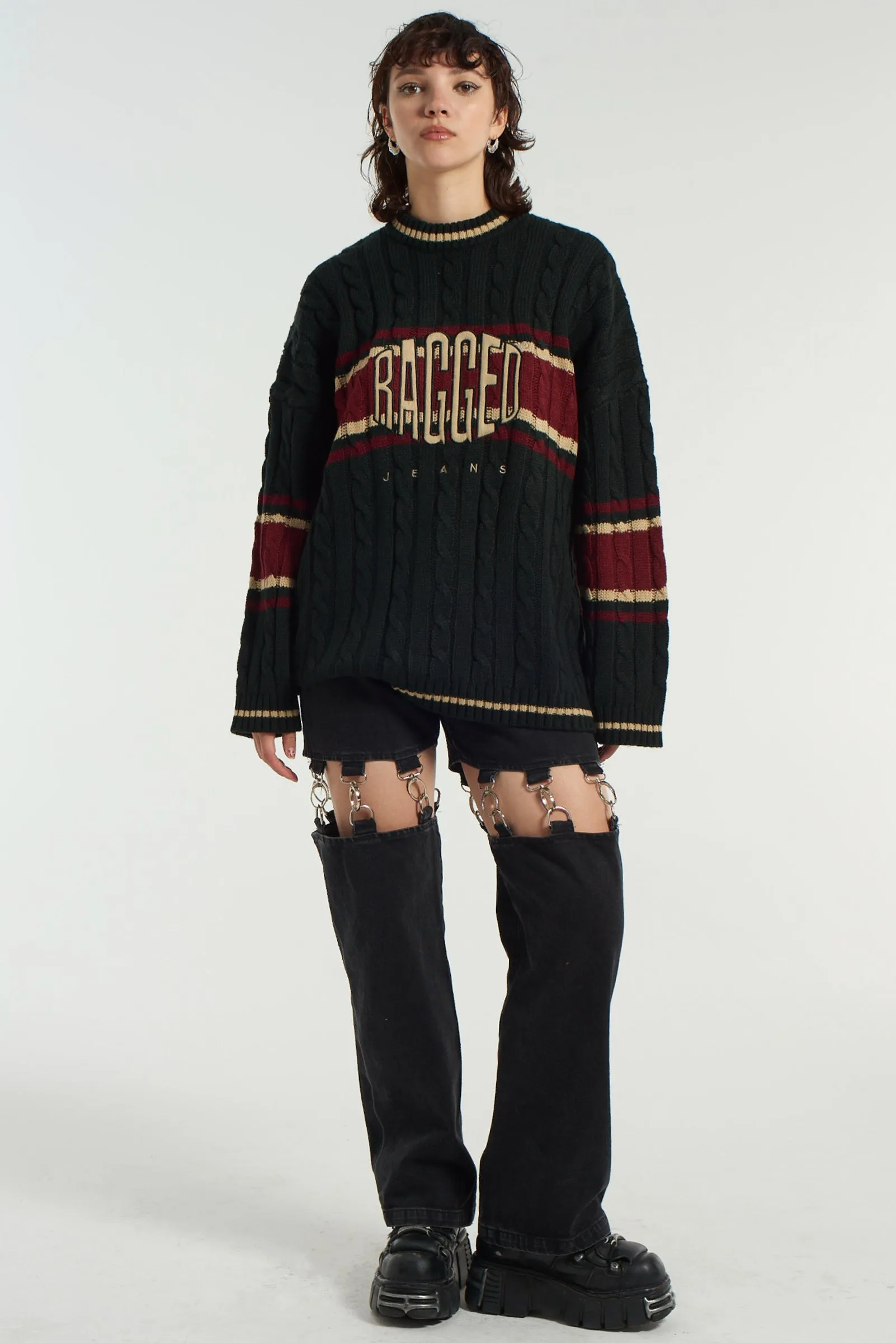 Ragged Varsity Knit