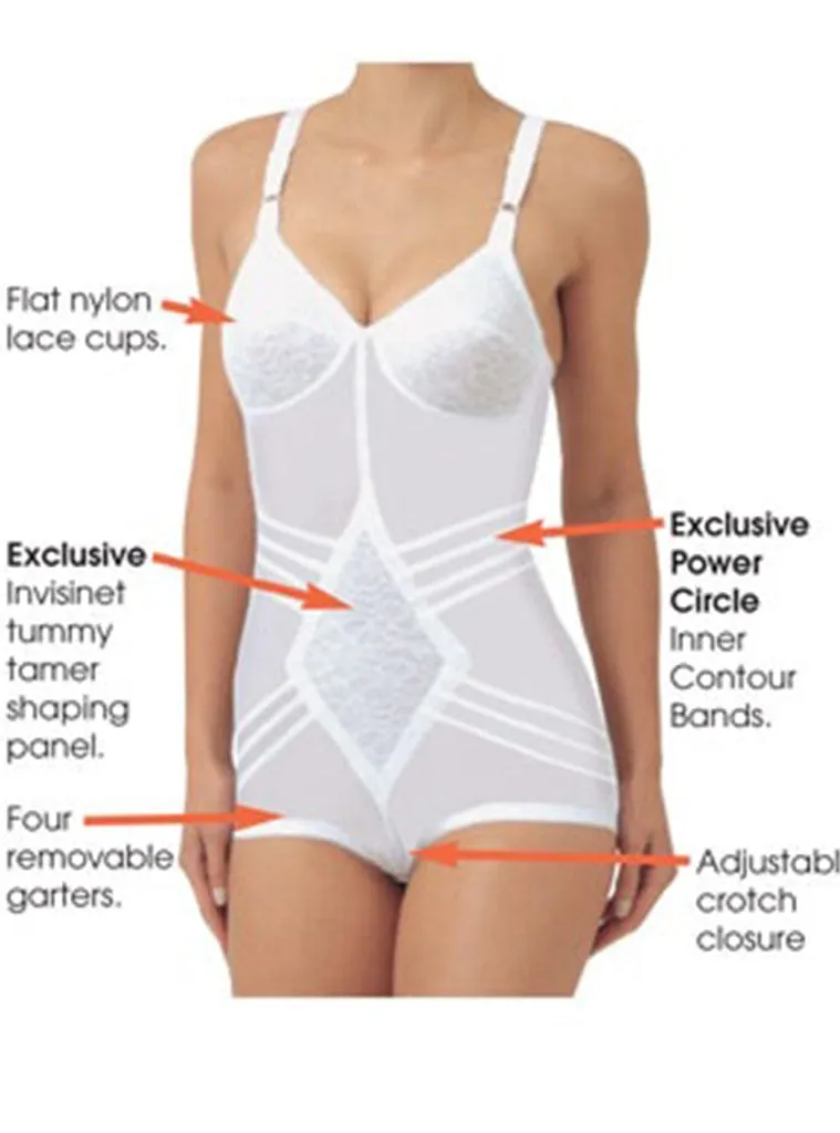 Rago Body Briefer Firm Shaping -White / Beige / Black