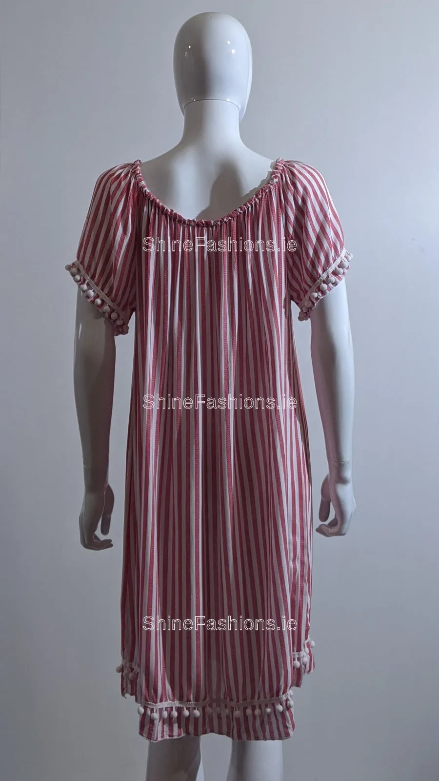 Red Striped Dress