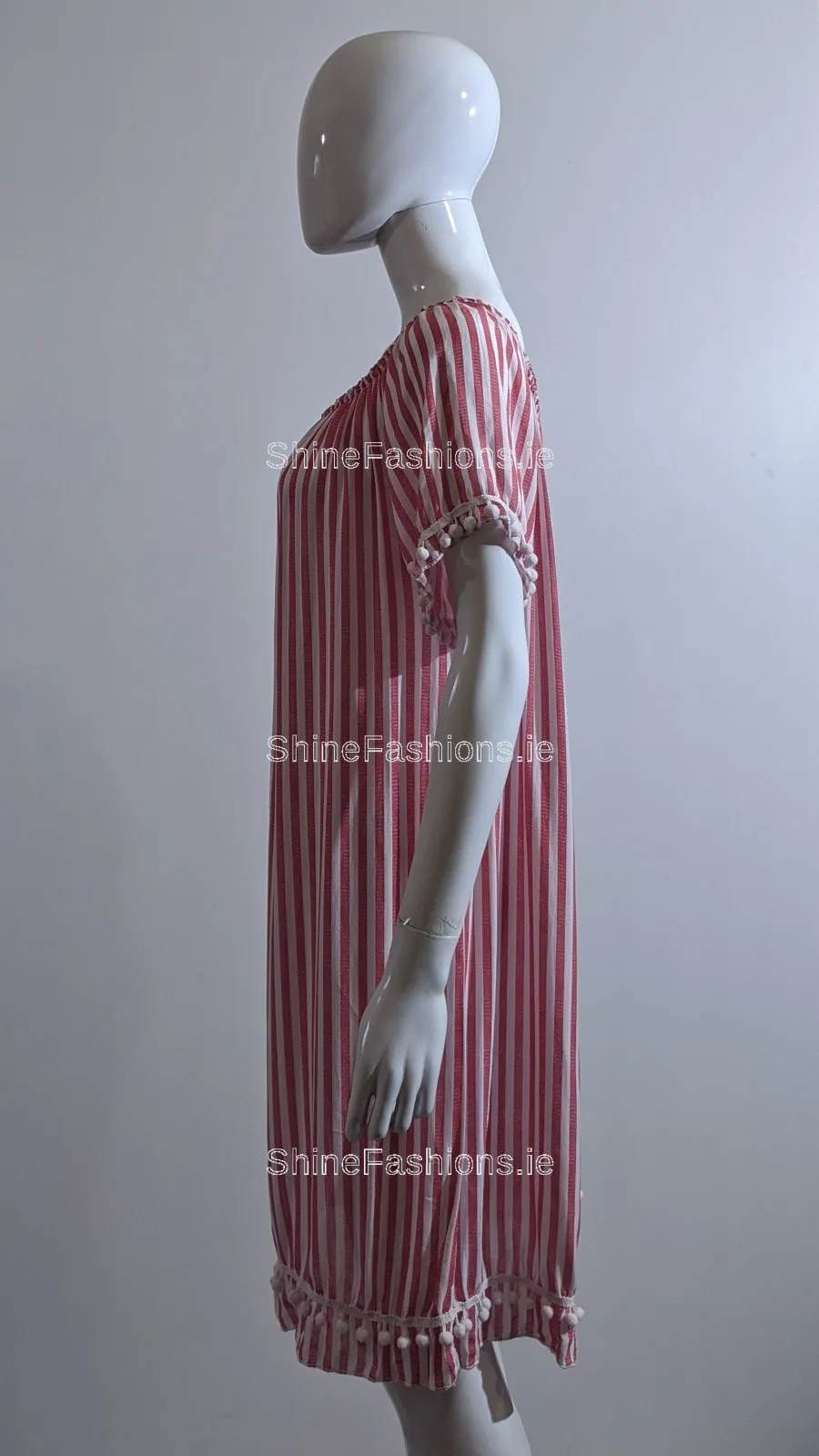 Red Striped Dress
