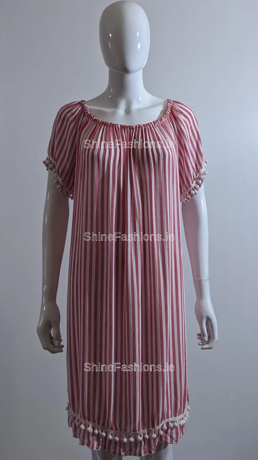 Red Striped Dress