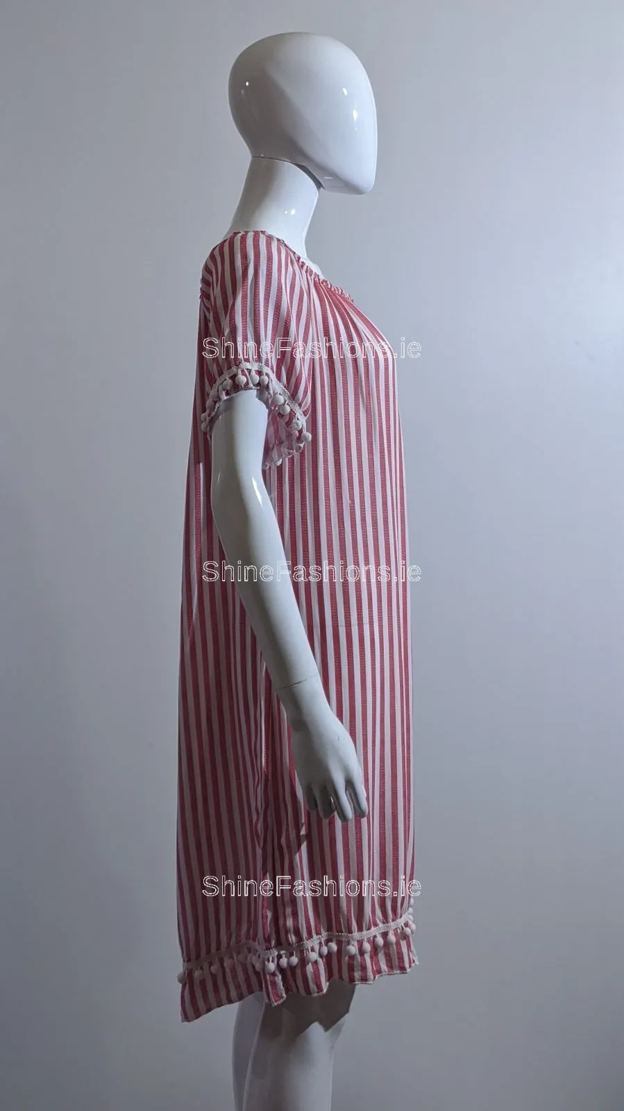 Red Striped Dress