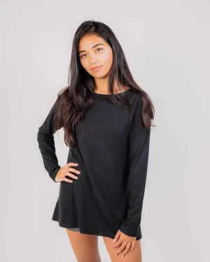 Relaxed Fit Shirt - Women's Long Sleeve Hemp Eco-Friendly Top|Asatre