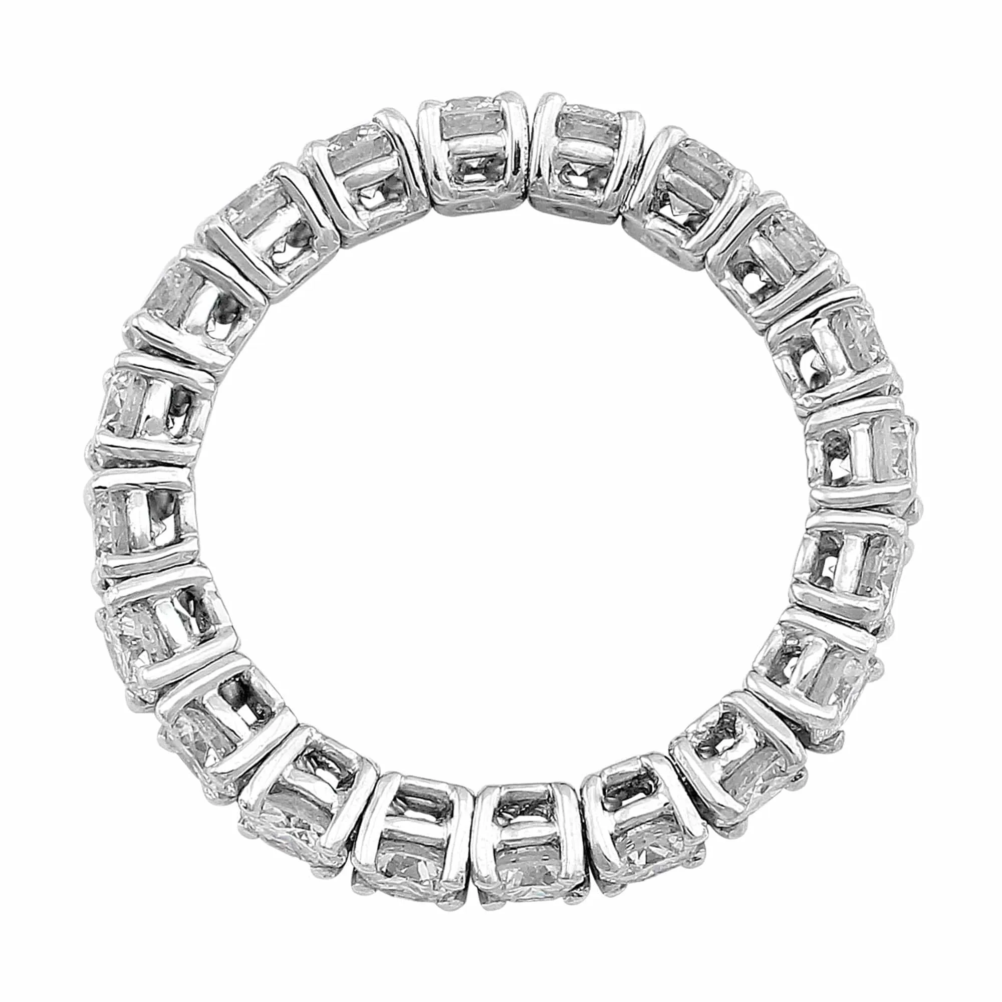 Rivière Platinum 1.78ctw Diamond Flexible Band