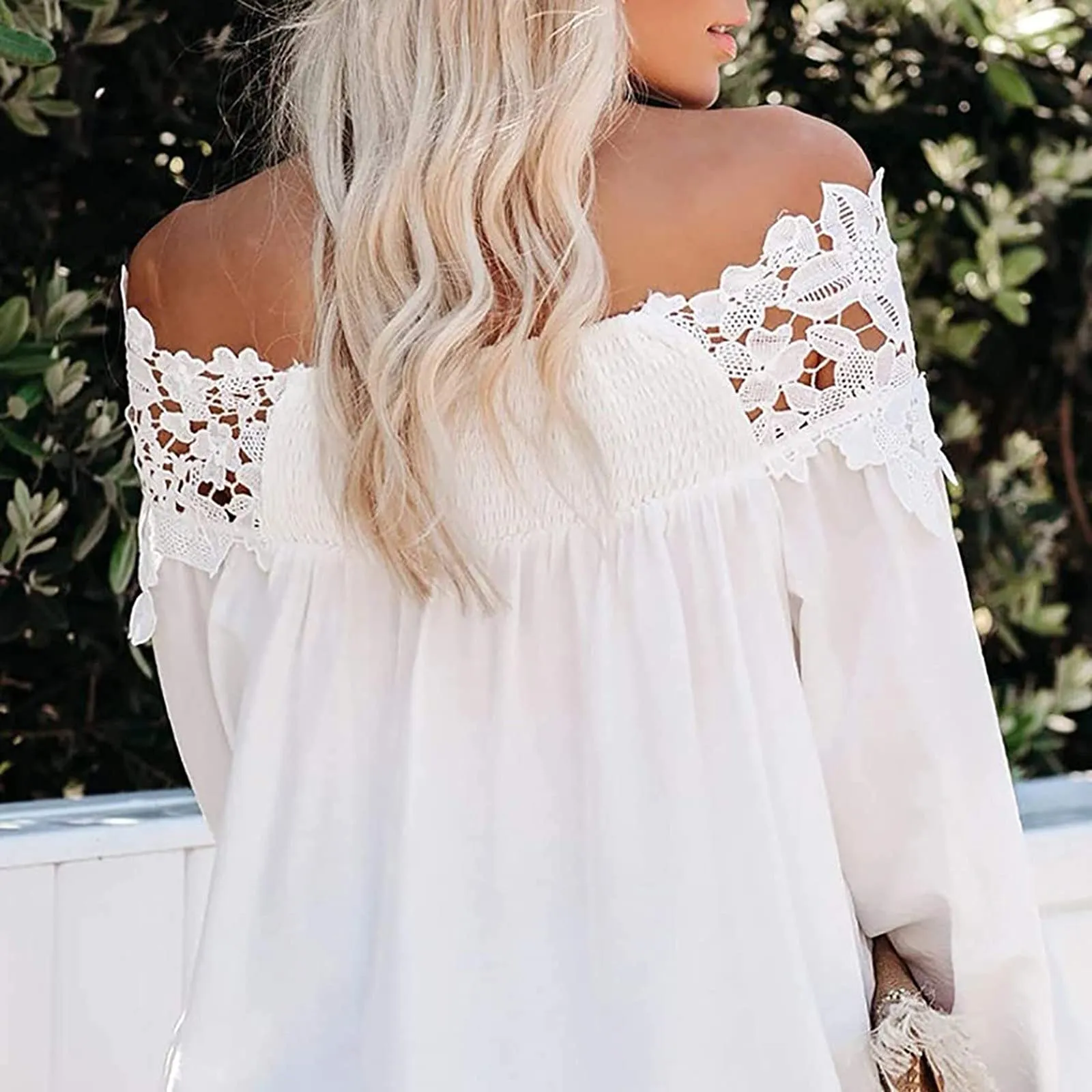 Romantically Yours Lace Off the Shoulder Top