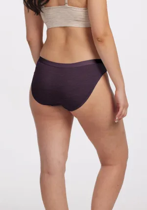 Roxie Bikini Underwear - Deep Plum